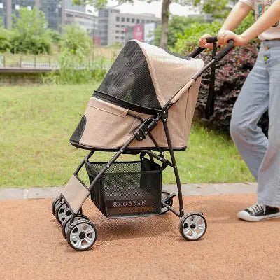 Poussette pour Chien - PetStroller™ - Beige - Le Bazar de Mélichien
