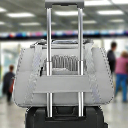 Sac de Transport pour Chien - DogCarrierBag™ - Gris - Le Bazar de Mélichien