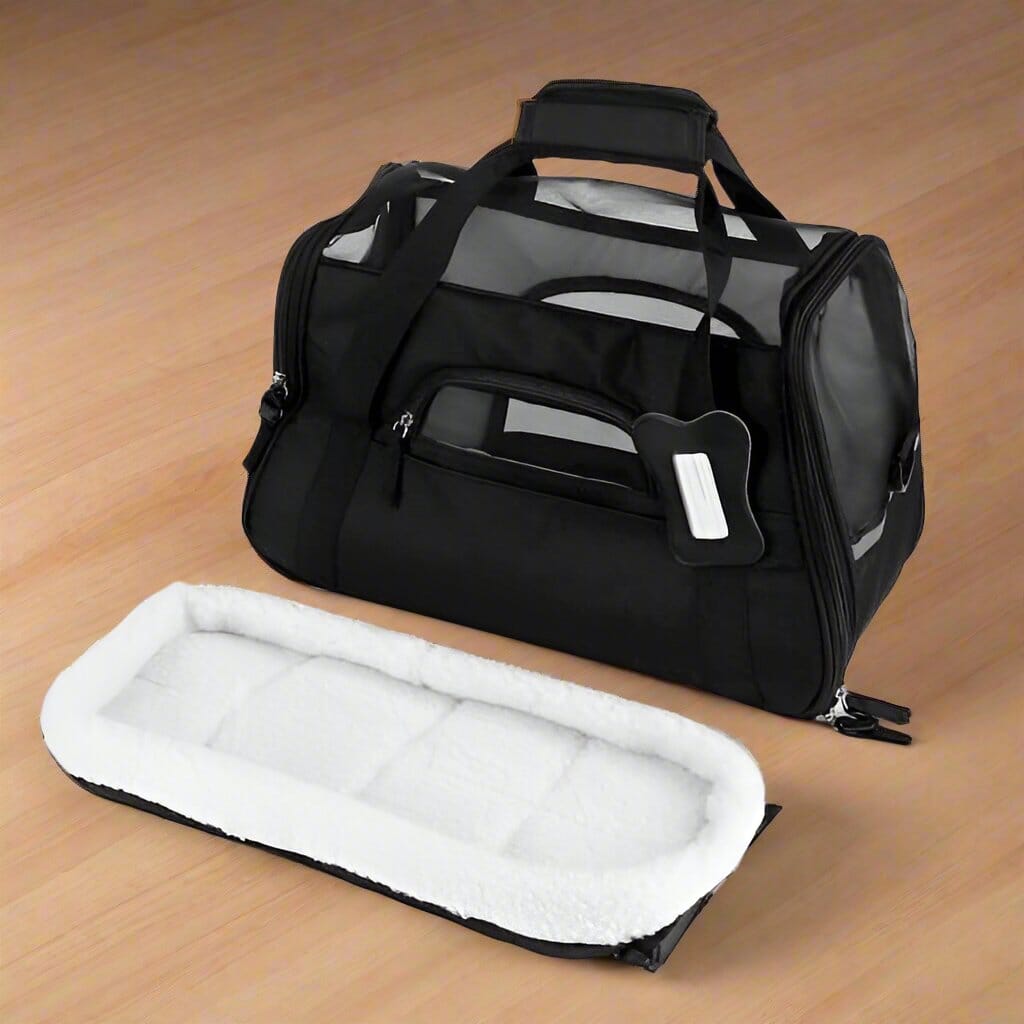 Sac de Transport pour Chien - DogCarrierBag™ - Noir - Le Bazar de Mélichien