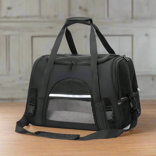 Sac de Transport pour Chien - DogCarrierBag™ - Noir - Le Bazar de Mélichien
