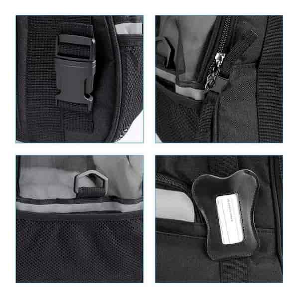 Sac de Transport pour Chien - DogCarrierBag™ - Noir - Le Bazar de Mélichien