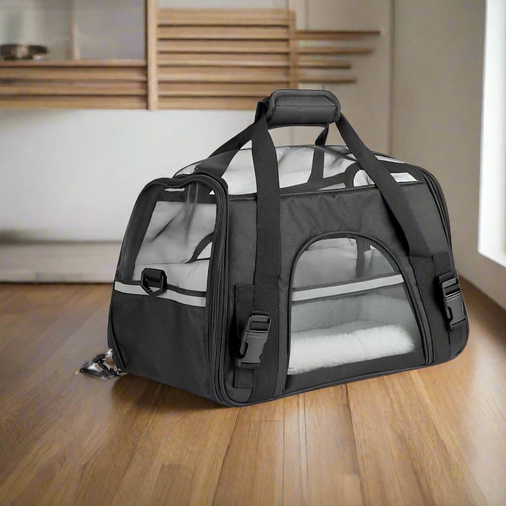 Sac de Transport pour Chien - DogCarrierBag™ - Noir - Le Bazar de Mélichien