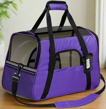 Sac de Transport pour Chien - DogCarrierBag™ - Violet - Le Bazar de Mélichien