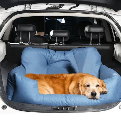 SIEGE AUTO POUR CHIEN - CarrierTravelDog™ - Bleu - Le Bazar de Mélichien
