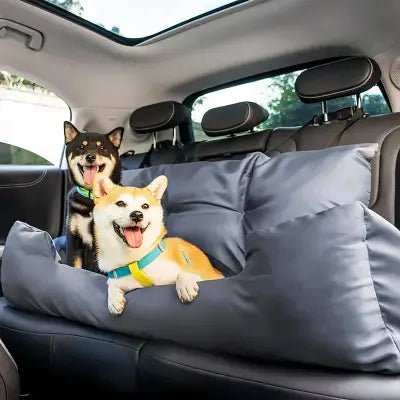 SIEGE AUTO POUR CHIEN - CarrierTravelDog™ - Gris - Le Bazar de Mélichien