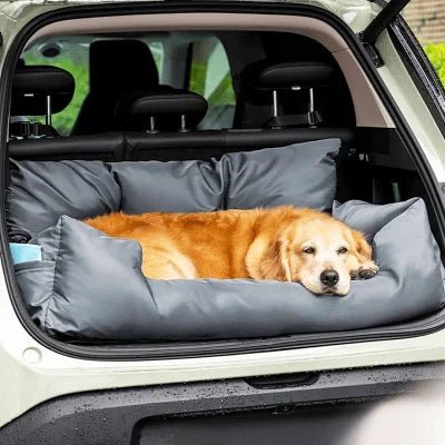 SIEGE AUTO POUR CHIEN - CarrierTravelDog™ - Gris - Le Bazar de Mélichien