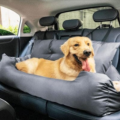 SIEGE AUTO POUR CHIEN - CarrierTravelDog™ - Gris - Le Bazar de Mélichien